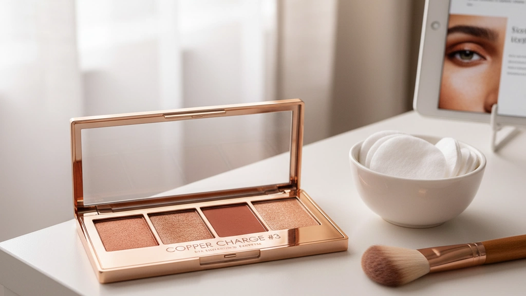 Copper Charge #3 Review Charlotte Tilbury Eyeshadow Swatches Dupes 1 Copper Charge #3