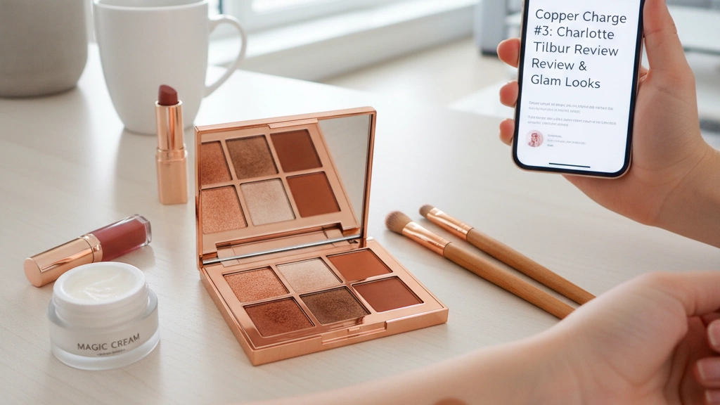 Copper Charge #3 Review Best Copper Eyeshadow from Charlotte Tilbury 3 Copper Charge #3 Charlotte Tilbury Review Glam Looks